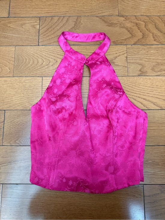 Zara Tops - Zara Hot Pink Halter Camisole